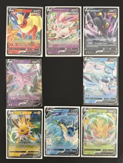 Set Of Eevee Evolution V Card NO EEVEE Pokemon TCG - Image 1