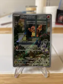 CRIMP ERROR Charmander 044 Promo Obsidian Flames Pokemon Card - Image 1