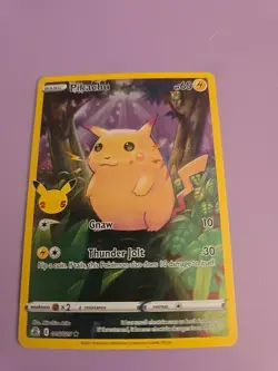 Pikachu 5/25 Rare Holo Pokemon Card 2021 - Image 1