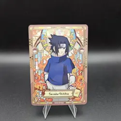Sasuke Uchiha NRSA01-SP-002L5 Naruto Kayou Heavens Scroll English Card NM - Image 1