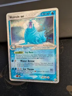 Walrein ex #89/92 -Legend Maker - Ultra Rare - Holo - Pokemon Card -Light Damage - Image 3