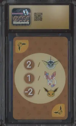 2019 Pokemon KOR Playing Cards Point Salad Eevee Edition Jolteon CGC 10 PRISTINE - Image 2