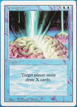 Braingeyser Revised NM (Rare Reserved List MTG Magic Card) (512361) ABUGames - Image 1