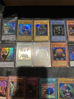 Yu-Gi-Oh Vintage Holo Card Lot, Limited Edition, 1st Edition Dark Magician, Rare - Image 3