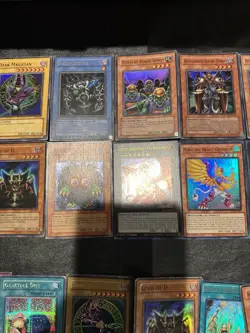 Yu-Gi-Oh Vintage Holo Card Lot, Limited Edition, 1st Edition Dark Magician, Rare - Image 4