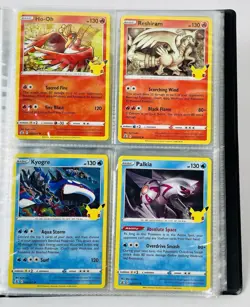 Pokemon TGC 25th Anniversary Collector's Binder + 26 Celebrations Cards Pikachu - Image 2