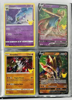 Pokemon TGC 25th Anniversary Collector's Binder + 26 Celebrations Cards Pikachu - Image 5