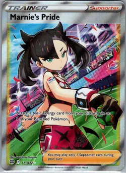 Marnie's Pride (Full Art) 171/172 SWSH09: Brilliant Stars - Pokemon Card - NM - Image 1