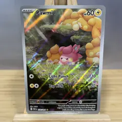 Pawmi - 226/091 - Pokemon Paldean Fates Illustration Rare Card NM - Image 1