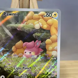 Pawmi - 226/091 - Pokemon Paldean Fates Illustration Rare Card NM - Image 3
