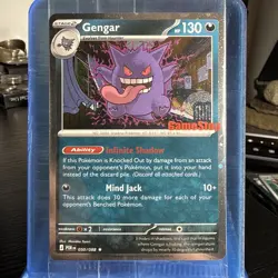 Pokemon Gengar GameStop Promo Holo Ability Card Mind Jack HP 130 - Image 1