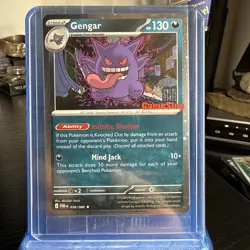 Pokemon Gengar GameStop Promo Holo Ability Card Mind Jack HP 130 - Image 3