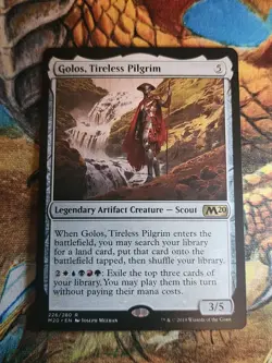 Golos, Tireless Pilgrim Regular M20 226 Core Set 2020 MTG - LP - Image 1