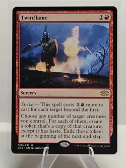 Twinflame Double Masters 2022 Regular Rare MTG Magic The Gathering NM - Image 1