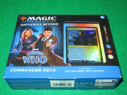 MTG UNIVERSES BEYOND: DOCTOR WHO - TIMEY-WIMEY COMMANDER DECK NEW SEALED 195166228815 - Image 1