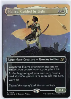 Haliya, Guided by Light (Borderless) R Edge of Eternities 289 NM - Image 1