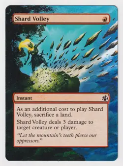 Altered Shard Volley MP Morningtide MTG Magic Hand Painted Unique Extended Art! - Image 1