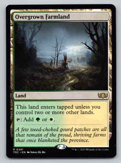 Overgrown Farmland Land - Commander: Tarkir Dragonstorm - Image 1