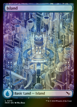 MTG Island (273) Full Art Foil ** Murders at Karlov Manor ** English - Image 1