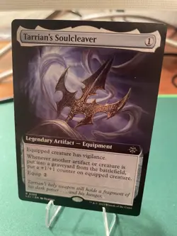 2024 Tarrian's Soulcleaver (Extended Art) NM Lost Caverns of Ixalan Magic MTG - Image 3