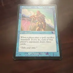 Magic: The Gathering Standstill Enchantment Blue Regular 2001 - Image 1