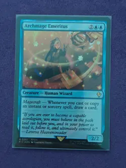 Archmage Emeritus (Surge Foil) R Commander: FINAL FANTASY 261 NM MTG FIC - Image 1