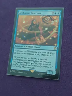 Archmage Emeritus (Surge Foil) R Commander: FINAL FANTASY 261 NM MTG FIC - Image 2