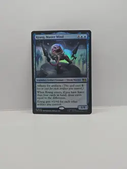 Krang, Master Mind [New, Near Mint] *Foil* {TMNT MTG} - Image 1