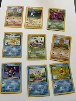 Vintage Pokemon Card Lot WOTC Base Rocket TCG LP/P Average Condition - Image 2