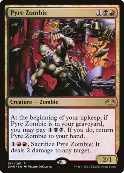 MTG Pyre Zombie ** Dominaria Remastered ** English (NM) - Image 1