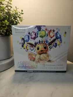 Pokemon Prismatic Evolutions Pokemon Center Exclusive ETB - Brand New Sealed - Image 1