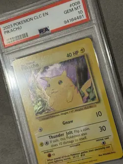PSA 10 GEM MINT BASIC Pikachu Holo CLC 008/034 Pokemon TCG Classic Collection - Image 4