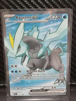 Kyurem ex 157/086 Black Bolt Ultra Rare Full Art Holo 230 HP Pokemon TCG - Image 3