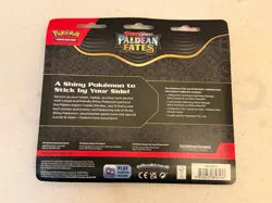 Pokemon Scarlet & Violet Paldean Fates 3 Pack Blister Greavard Promo New! - Image 2