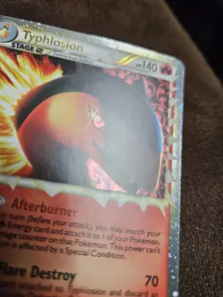 Typhlosion 110/123 HeartGold SoulSilver Ultra Rare Pokemon Card TCG Near Mint NM - Image 4