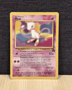 Pokemon TCG Black Star Promo Mew #8 1999 - Image 1