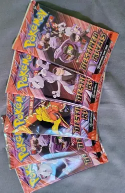 Pokemon TCG Destined Rivals Booster Packs Ships Fast Lot Of 5 - Image 1