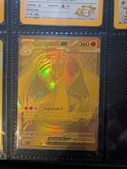Mega Charizard Y EX 294/217 Gold Hyper Rare, Ascended Heroes, Pokemon TCG (NM) - Image 1