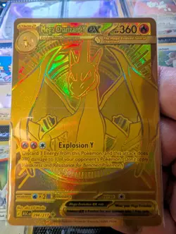 Mega Charizard Y EX 294/217 Gold Hyper Rare, Ascended Heroes, Pokemon TCG (NM) - Image 3