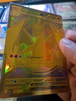 Mega Charizard Y EX 294/217 Gold Hyper Rare, Ascended Heroes, Pokemon TCG (NM) - Image 4