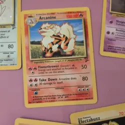 Lot of 13 pokemon cards, 2nd edition , holographic x2, lightly used - Image 5