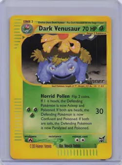 Dark Venusaur 7/9 Promo Best of Game Pokemon NM - Image 1
