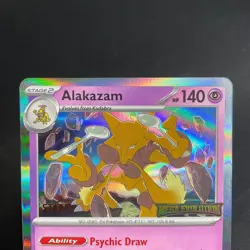 Alakazam Pokemon Mega Evolution Staff Promo #003 - Image 3