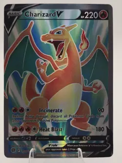 Charizard V Full Art 153/172 Swsh09: Brilliant Stars Holo Sword & Shield Pokemon - Image 2