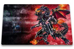 Ygomat Red-Eyes Flare Metal Dragon TCG Playmat With Card Zones Free Bag+Shipping - Image 1