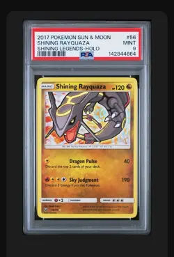 Pokemon Shining Rayquaza Holo 2017 Shining Legends 56/73 PSA 9 - Image 1