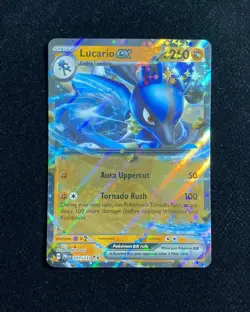 2025 Pokemon TCG ENG Stamp Prismatic Evolutions PRE EN 051/131 Lucario ex NO91 - Image 1