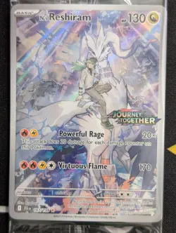 Pokemon TCG Journey Together N's Reshiram Promo Stamped 167/159 Sealed NM Card - Image 1