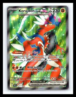 💥 Koraidon ex 231/198 Scarlet & Violet Ultra Rare Full Art Holo Pokemon TCG - Image 1