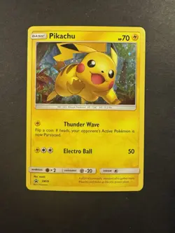 MP, English Pokemon Pikachu - SM76 - Promo - SM Black Star Promo SM - Image 1